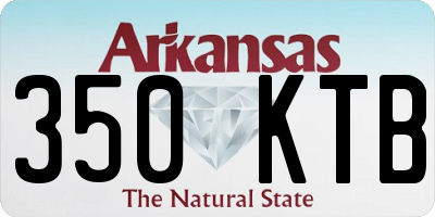 AR license plate 350KTB
