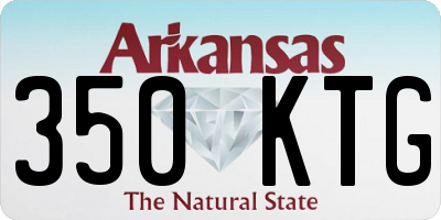 AR license plate 350KTG