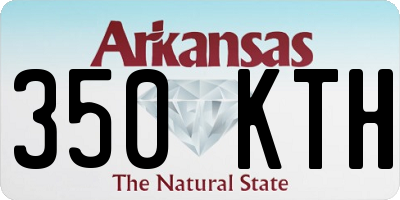 AR license plate 350KTH