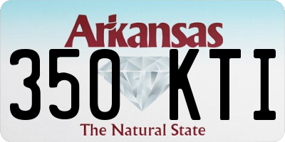 AR license plate 350KTI