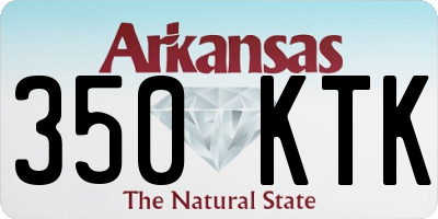 AR license plate 350KTK