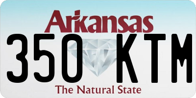 AR license plate 350KTM