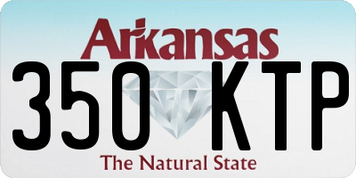 AR license plate 350KTP