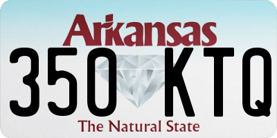 AR license plate 350KTQ