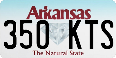 AR license plate 350KTS