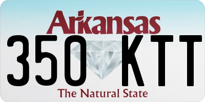 AR license plate 350KTT