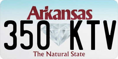 AR license plate 350KTV