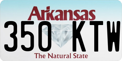 AR license plate 350KTW