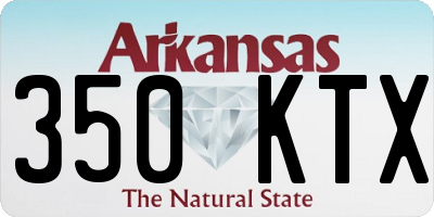 AR license plate 350KTX