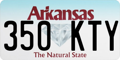 AR license plate 350KTY