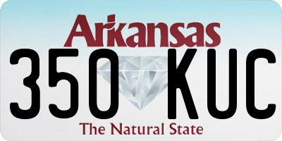 AR license plate 350KUC