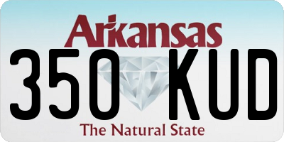 AR license plate 350KUD