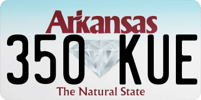 AR license plate 350KUE