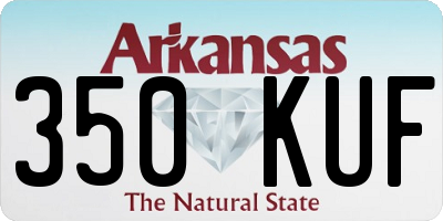 AR license plate 350KUF