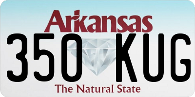 AR license plate 350KUG