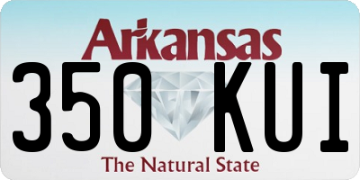 AR license plate 350KUI