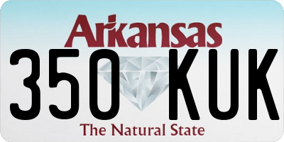 AR license plate 350KUK