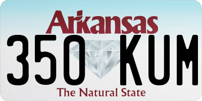 AR license plate 350KUM