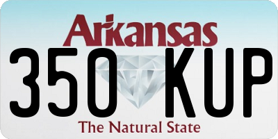 AR license plate 350KUP
