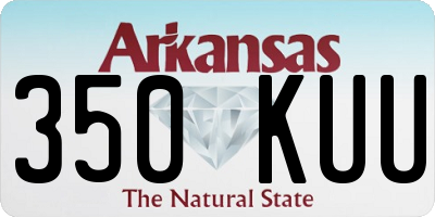 AR license plate 350KUU