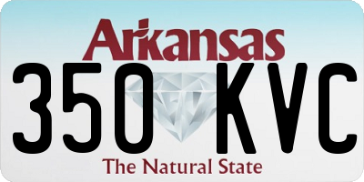AR license plate 350KVC