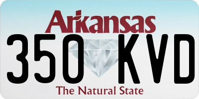 AR license plate 350KVD
