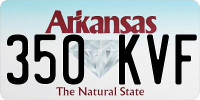 AR license plate 350KVF
