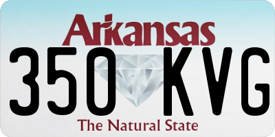 AR license plate 350KVG