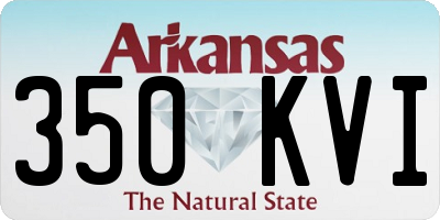 AR license plate 350KVI