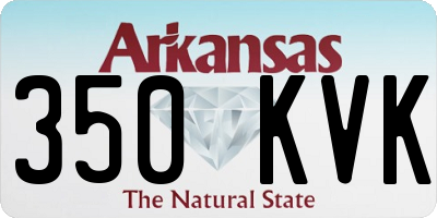 AR license plate 350KVK