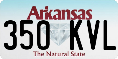 AR license plate 350KVL