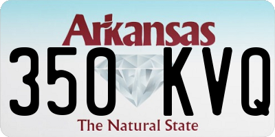 AR license plate 350KVQ