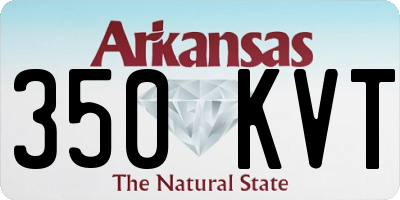 AR license plate 350KVT