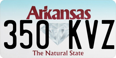 AR license plate 350KVZ