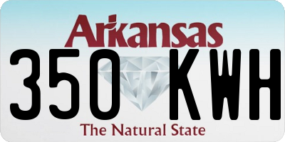 AR license plate 350KWH