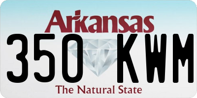 AR license plate 350KWM