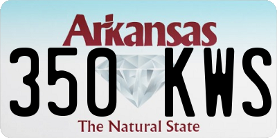 AR license plate 350KWS