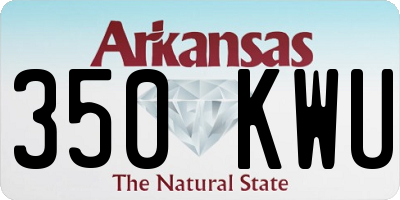 AR license plate 350KWU