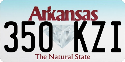 AR license plate 350KZI