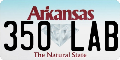 AR license plate 350LAB