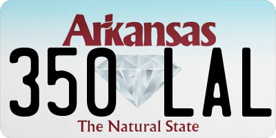 AR license plate 350LAL