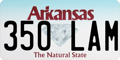 AR license plate 350LAM