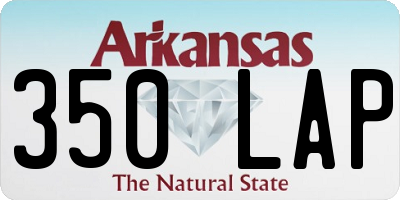 AR license plate 350LAP