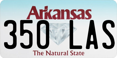 AR license plate 350LAS