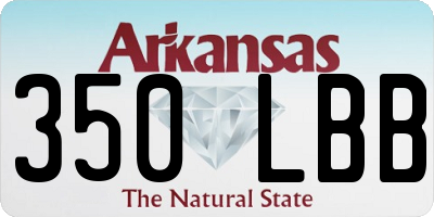 AR license plate 350LBB