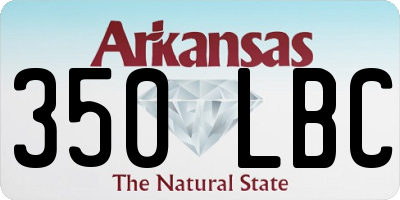 AR license plate 350LBC