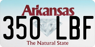 AR license plate 350LBF