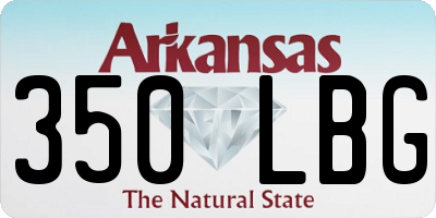 AR license plate 350LBG