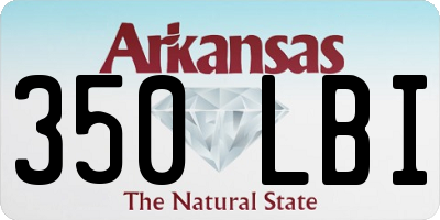 AR license plate 350LBI