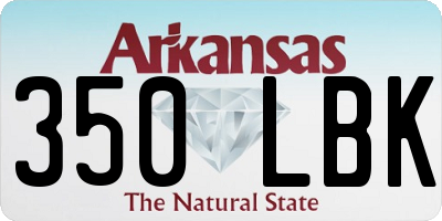 AR license plate 350LBK